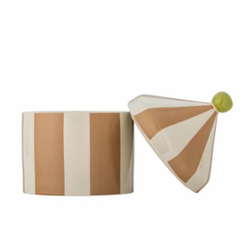 Cimmi Cruche avec couvercle , Nature, Grès