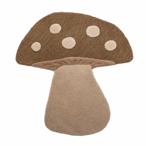 Mushroom Tapis, Marron, Laine