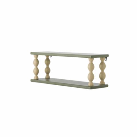 Bibiola Shelf, Green, MDF