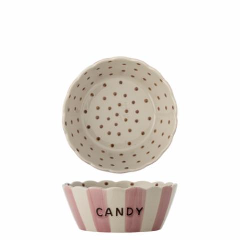 Chip Bowl, Rose, Stoneware