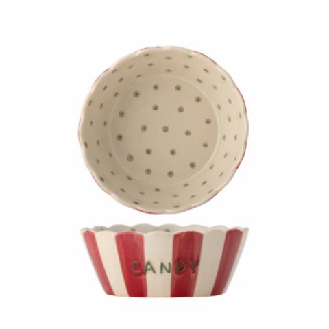 Chip Bowl, Red, Stoneware
