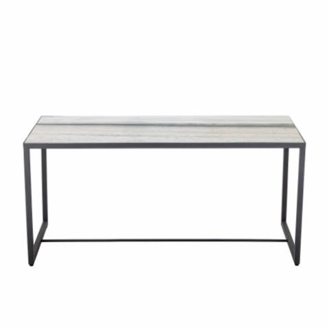 Ines Coffee Table, White, Marble