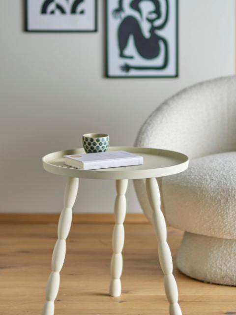 Soffy Side Table, Nature, Aluminum