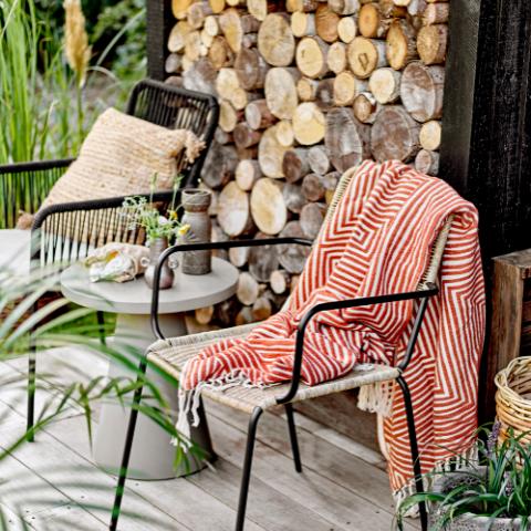 Ray Side Table, Grey, Fiber cement