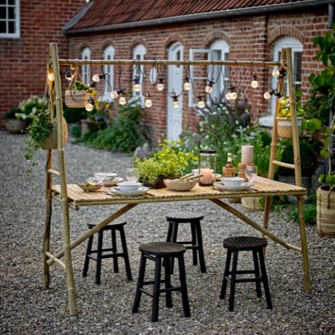 Malo Table de salle à manger, Nature, Bambou