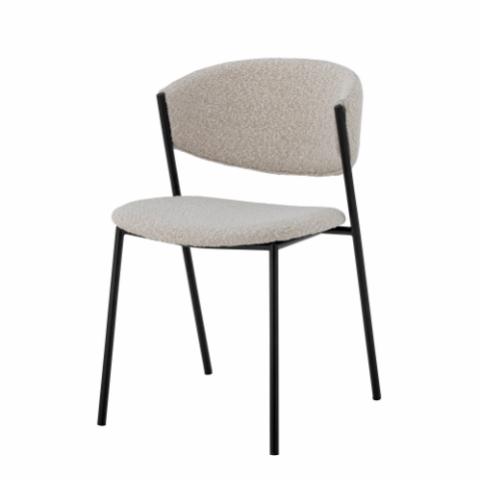 Marlo Dining Chair, White, Polyester