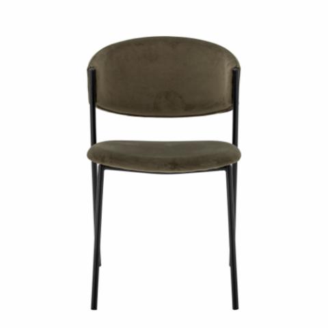 Marlo Dining Chair, Green, Recycled Polyester