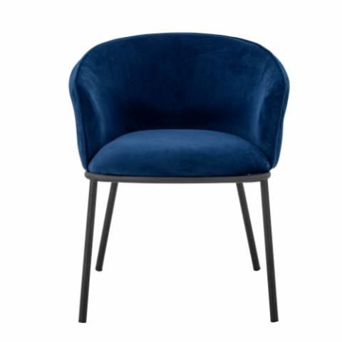 Cortone Chaise de salle à manger, Blue, Polyester Recyclé