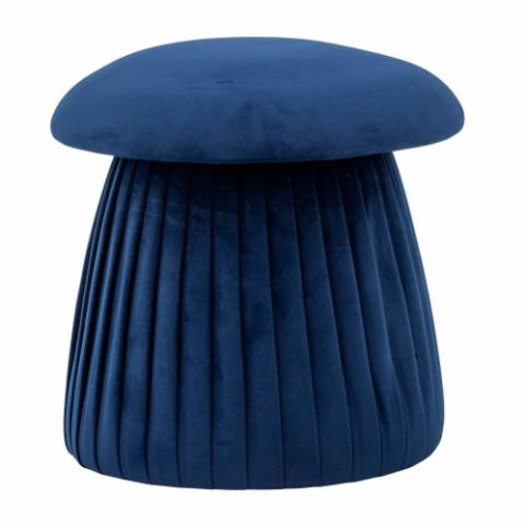 Roberta Pouf, Blue, Recycled Polyester