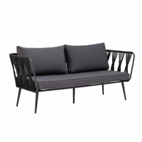 Pavone Sofa, Sort, Metal