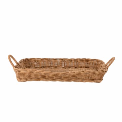 Angie Serving Tray, Nature, Rattan