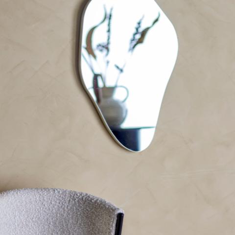 Aimie Wall Mirror, Silver, Glass