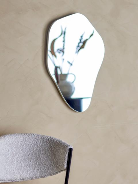 Aimie Wall Mirror, Silver, Glass