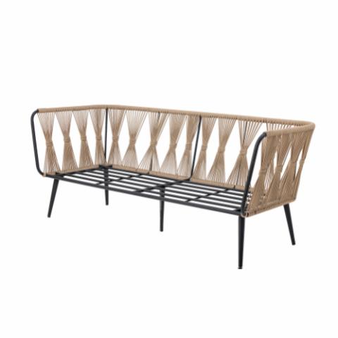 Pavone Sofa, Brun, Metal