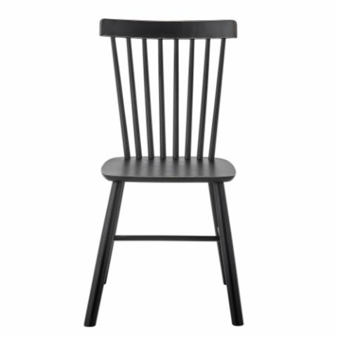Mill Dining Chair, Black, Pine
