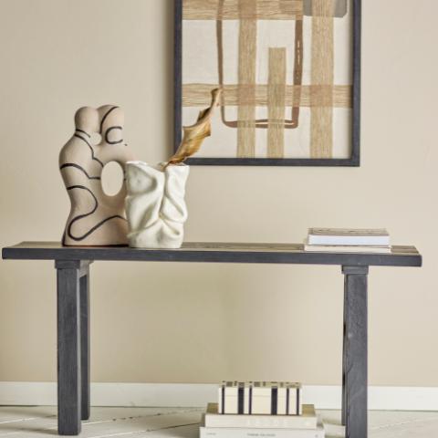 Riber Banc, Noir, Bois de récupération