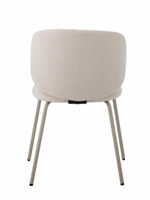 Ponte Chaise de salle à manger, Gris, Polyester