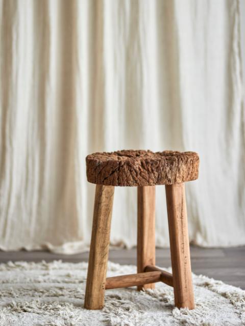 Delray Stool, Nature, Reclaimed Wood