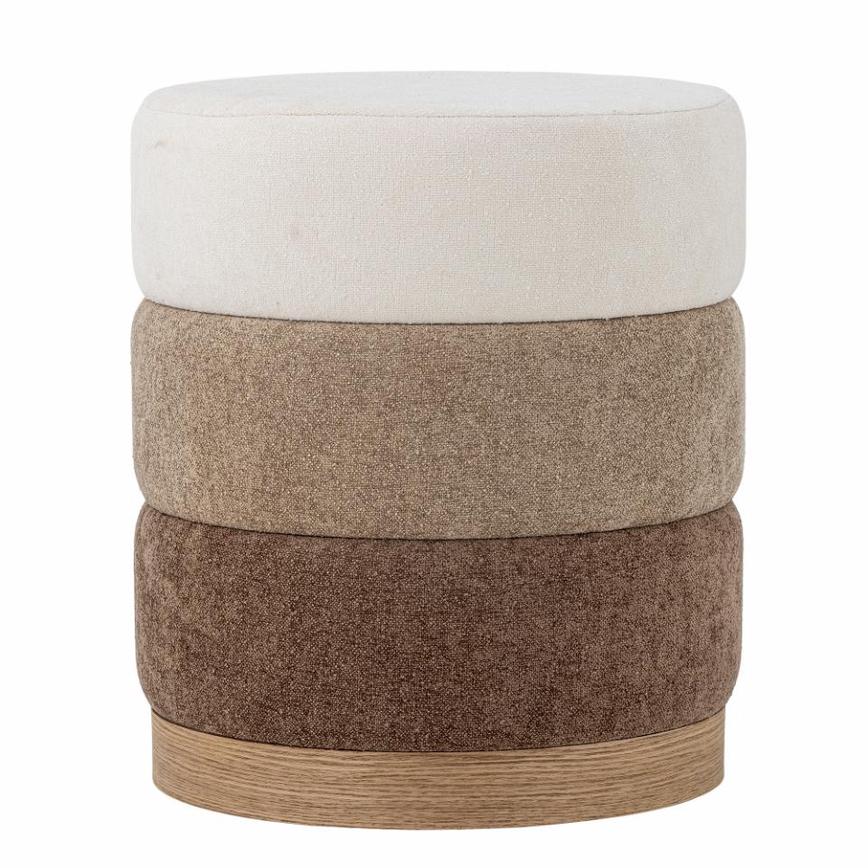 Bilbao Pouf, Braun, Polyester