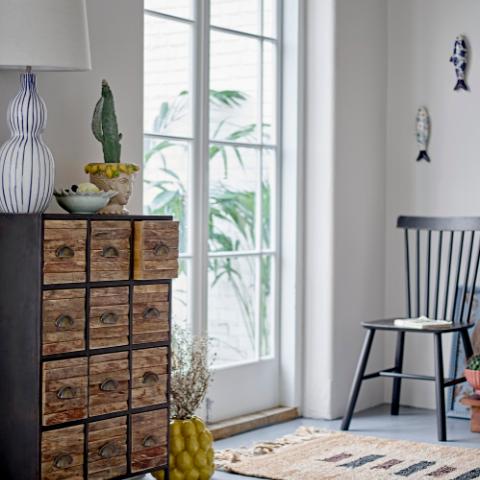 Matteo Tiroirs, Noir, Métal