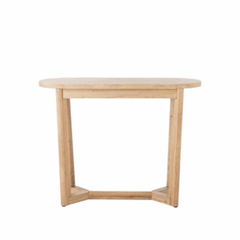 Serrone Table console, Nature, Bois d'hévéa