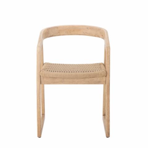 Serrone Dining Chair, Nature, Rubberwood