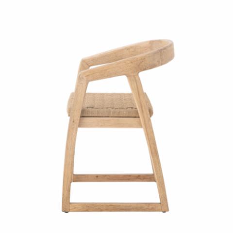 Serrone Dining Chair, Nature, Rubberwood