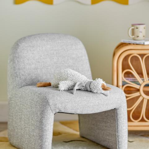 Neel Stuhl, Grau, Polyester