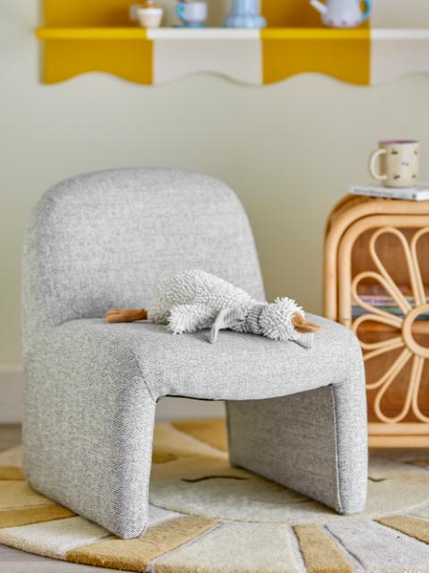 Neel Chair, Grey, Polyester