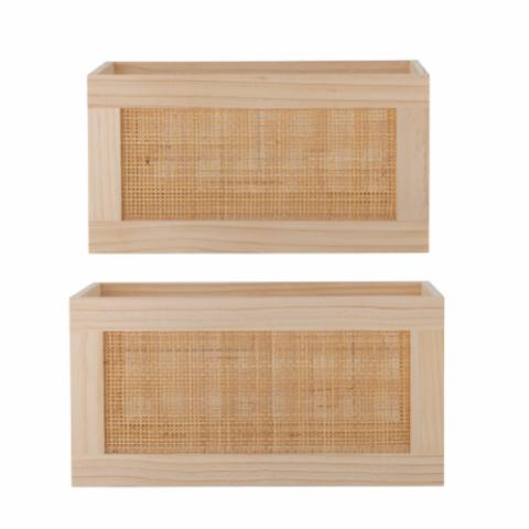 Piana Storage Box, Nature, FSC®100%, Pine