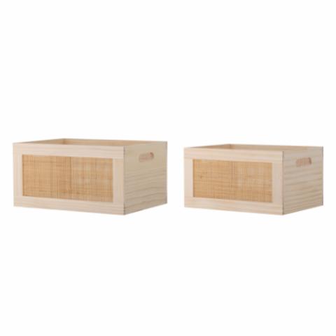 Piana Storage Box, Nature, FSC®100%, Pine