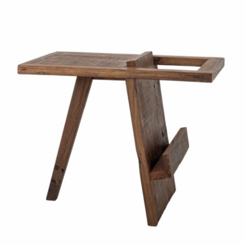 Villum Side Table, Brown, Reclaimed Wood