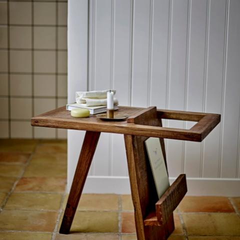 Villum Side Table, Brown, Reclaimed Wood