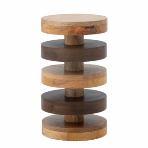 Franka Table d'appoint, Marron, FSC 100%® Mango