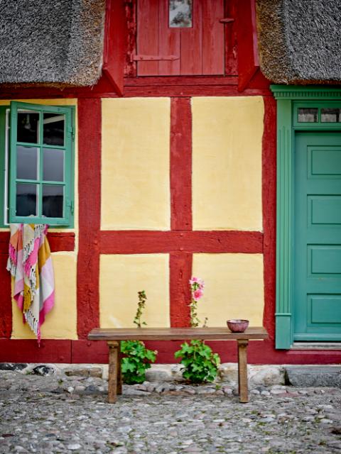 Brosse Bænk, Brun, Genanvendt Træ