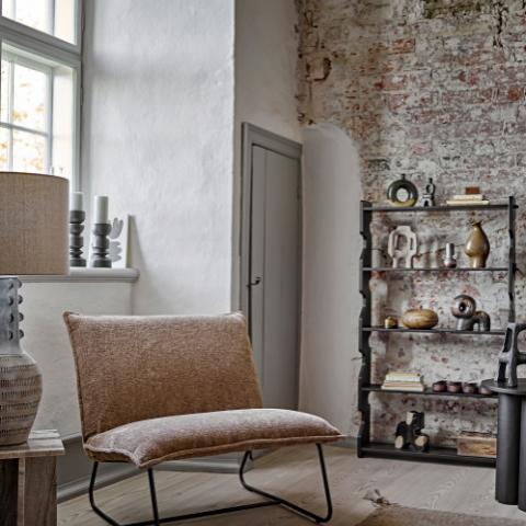 Cape Chaise de salon, Marron, Polyester Recyclé