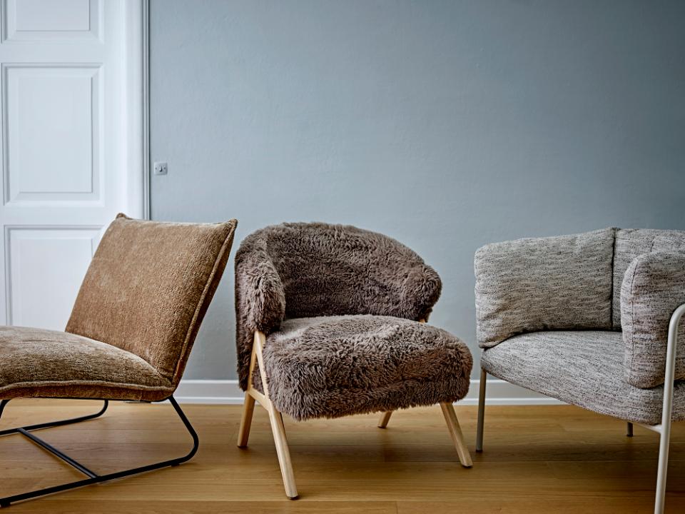 Cape Loungesessel, Braun, Recyceltes Polyester