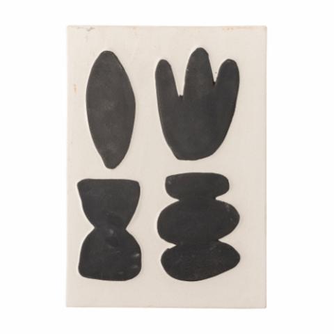 Lutton Wall Decor, White, Stoneware