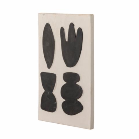 Lutton Wall Decor, White, Stoneware
