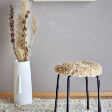 Linard Tabouret, Marron, Polyester