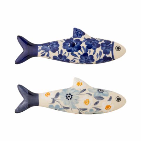 Dunne Wall Decor, Blue, Stoneware