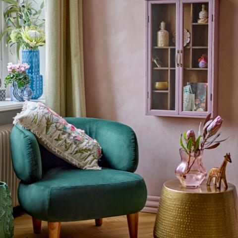 Avola Table basse, Brass, Métal