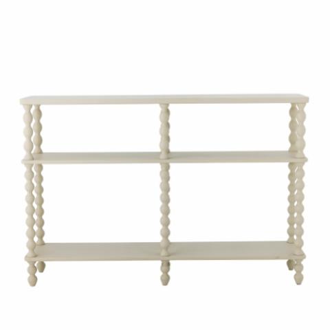 Salino Console Table, White, Firwood