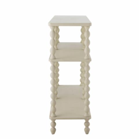 Salino Console Table, White, Firwood