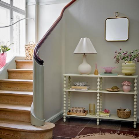 Salino Table console, Blanc, Bois de sapin