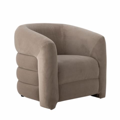 Joel Chaise longue, Gris, Polyester