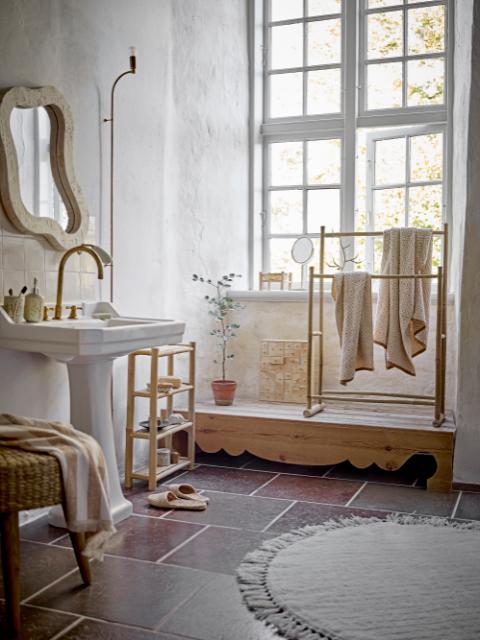 Saye Clothes Rack, Nature, Bamboo