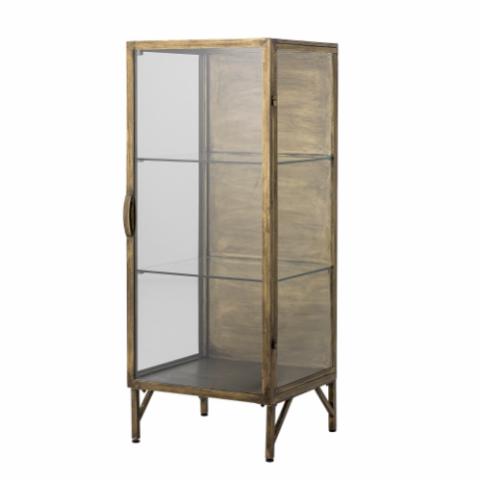 Saone Armoire, Brass, Verre tempé
