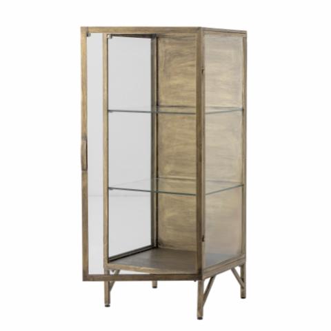 Saone Armoire, Brass, Verre tempé