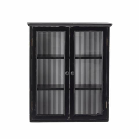 Hazem Armoire, Noir, Bois de sapin